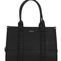 Cartera Mujer Mar Tote Negro Azaleia