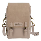 Cartera Mujer Vittoria Cross Café Azaleia