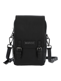 Cartera Mujer Vittoria Cross Negro Azaleia