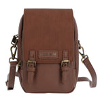 Cartera Mujer Vittoria Cross Café Azaleia