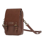 Cartera Mujer Vittoria Cross Café Azaleia