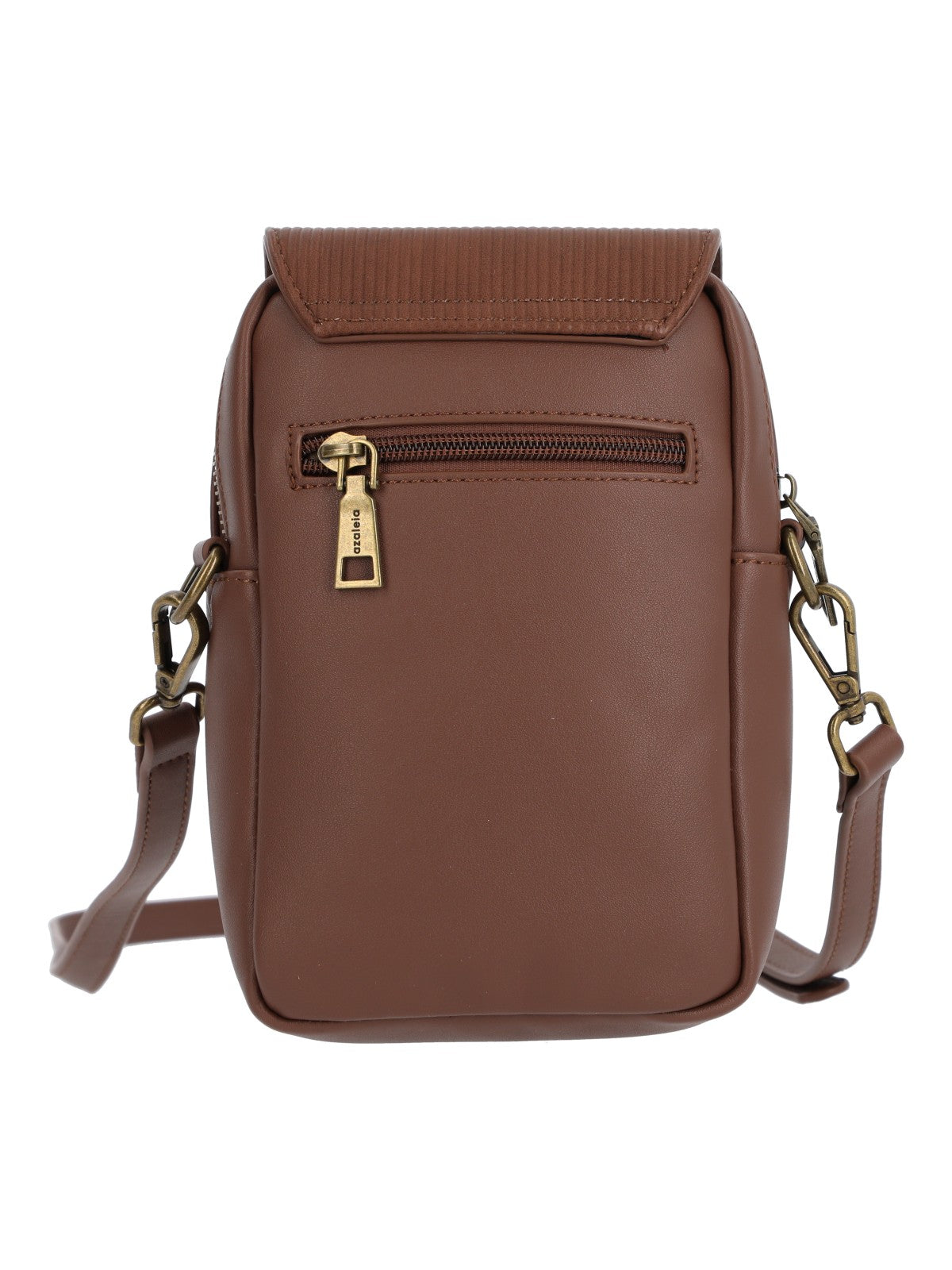 Cartera Mujer Vittoria Cross Café Azaleia