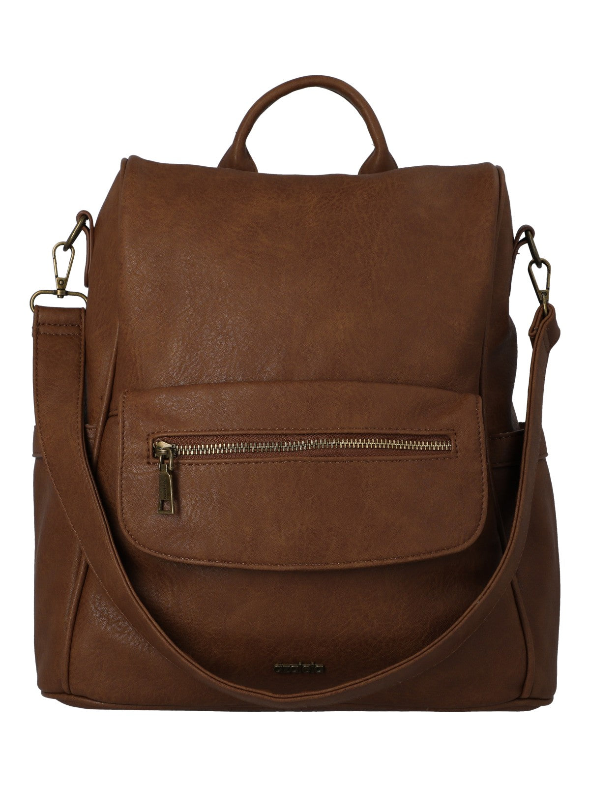 Cartera Mochila Mujer Mila Backbag Café Azaleia