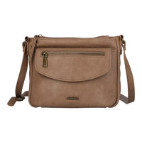 Cartera Mujer Mila Cross Café Azaleia