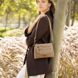 Cartera Mujer Mila Cross Café Azaleia
