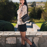 Cartera Mujer Mila Cross Negro Azaleia