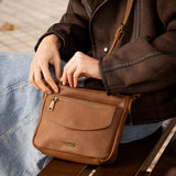 Cartera Mujer Mila Cross Camel Azaleia