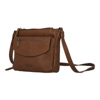 Cartera Mujer Mila Cross Café Azaleia