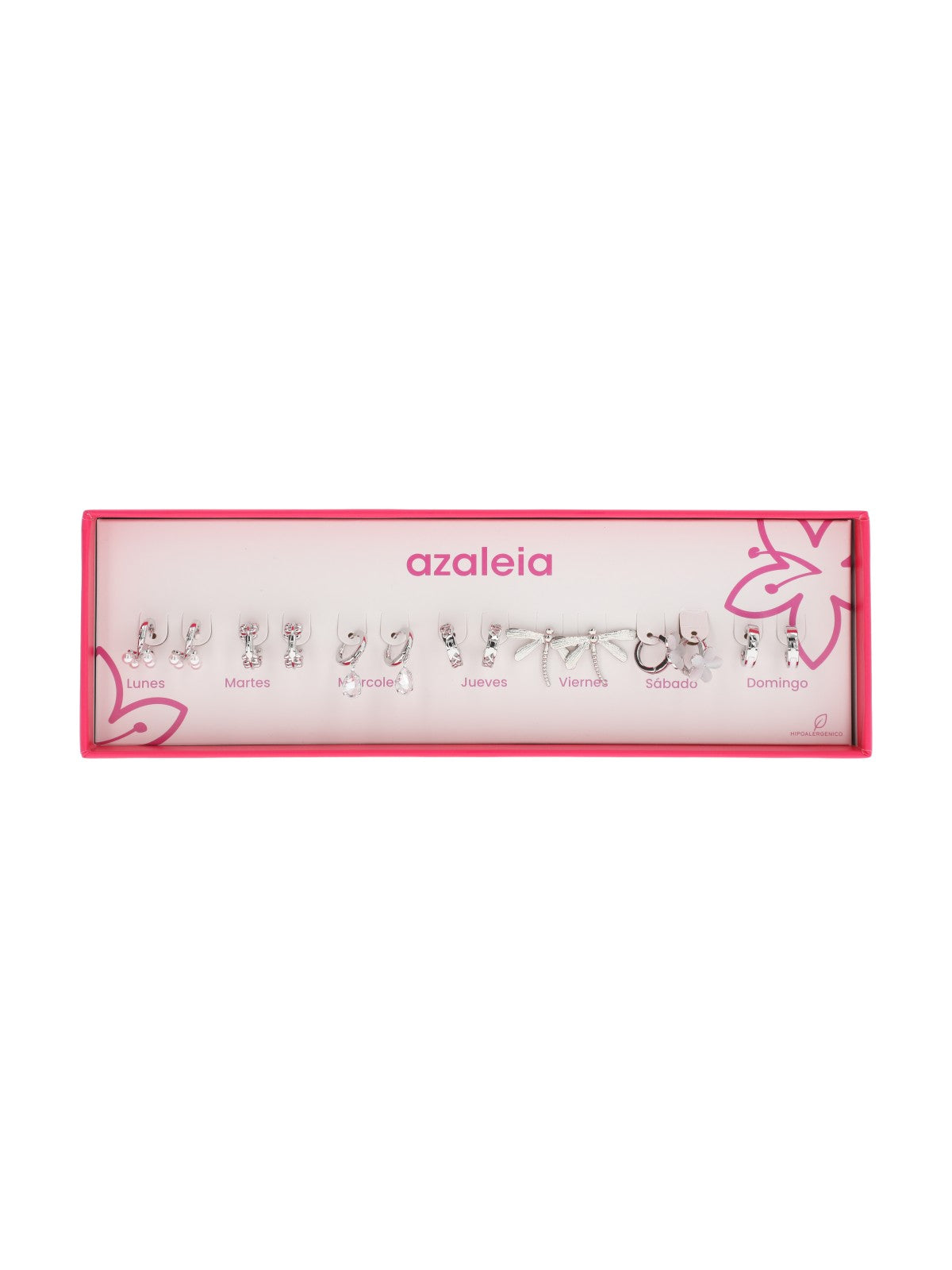 Aros Mujer Silver Set Metalizado Azaleia