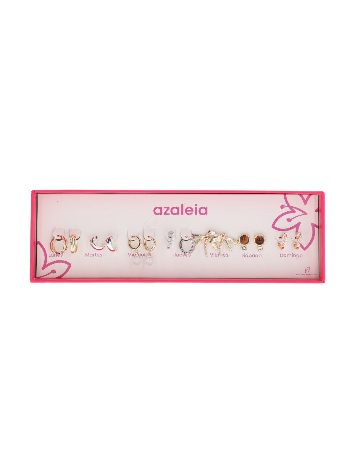 Aros Mujer Mix Set Metalizado Azaleia