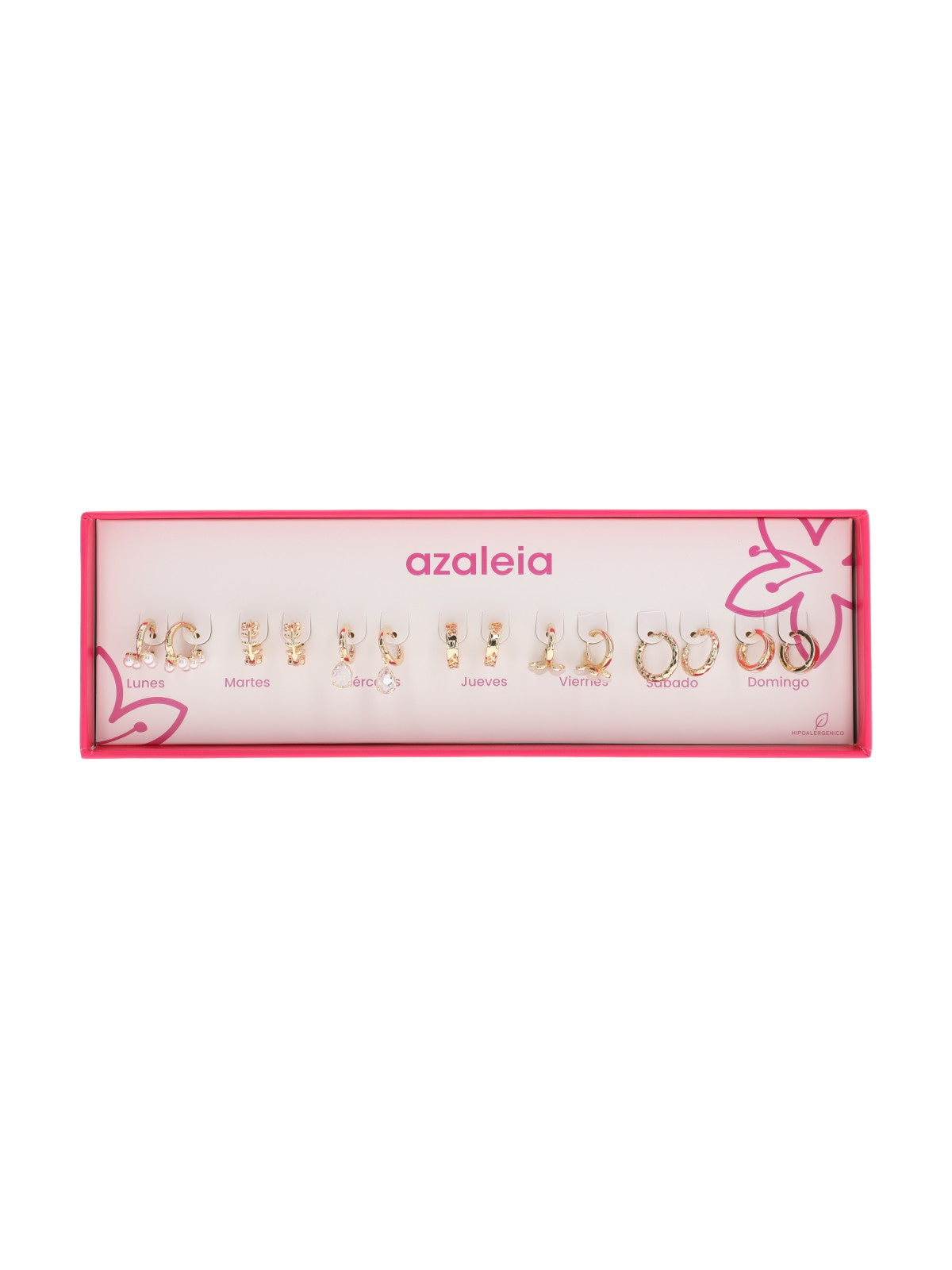 Aros Mujer Gold Set Metalizado Azaleia