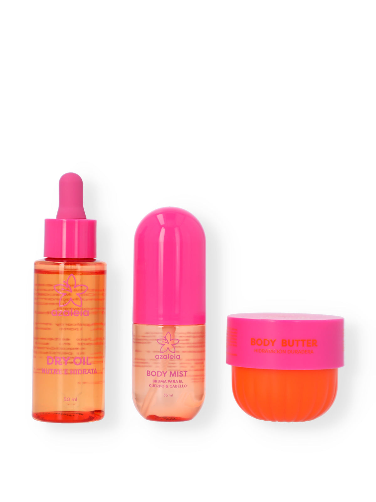 Set Manteca Corporal Aceite y Bruma Mujer Hidratante Azaleia