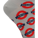 Calcetín Algodón Mujer Ped St London Gris Azaleia