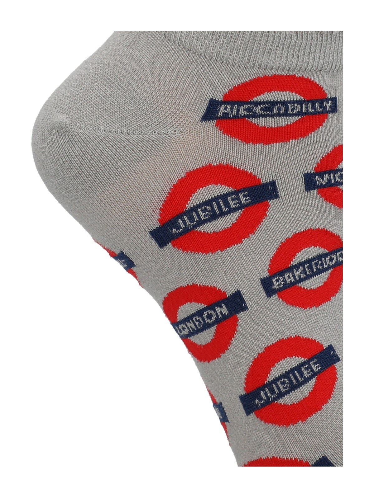 Calcetín Algodón Mujer Ped St London Gris Azaleia