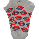 Calcetín Algodón Mujer Ped St London Gris Azaleia