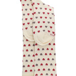 Calcetín Algodón Mujer Kh St Hearts Beige/Crudo Azaleia