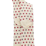 Calcetín Algodón Mujer Kh St Hearts Beige/Crudo Azaleia