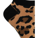 Calcetín Algodón Mujer Ped Leopard Multicolor Azaleia