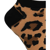 Calcetín Algodón Mujer Ped Leopard Multicolor Azaleia