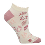 Calcetín Algodón Mujer Ped St Flowers Beige/Crudo Azaleia