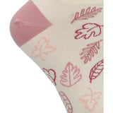 Calcetín Algodón Mujer Ped St Flowers Beige/Crudo Azaleia