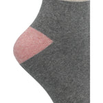 Calcetín Algodón Mujer Heavy Block Gris Azaleia