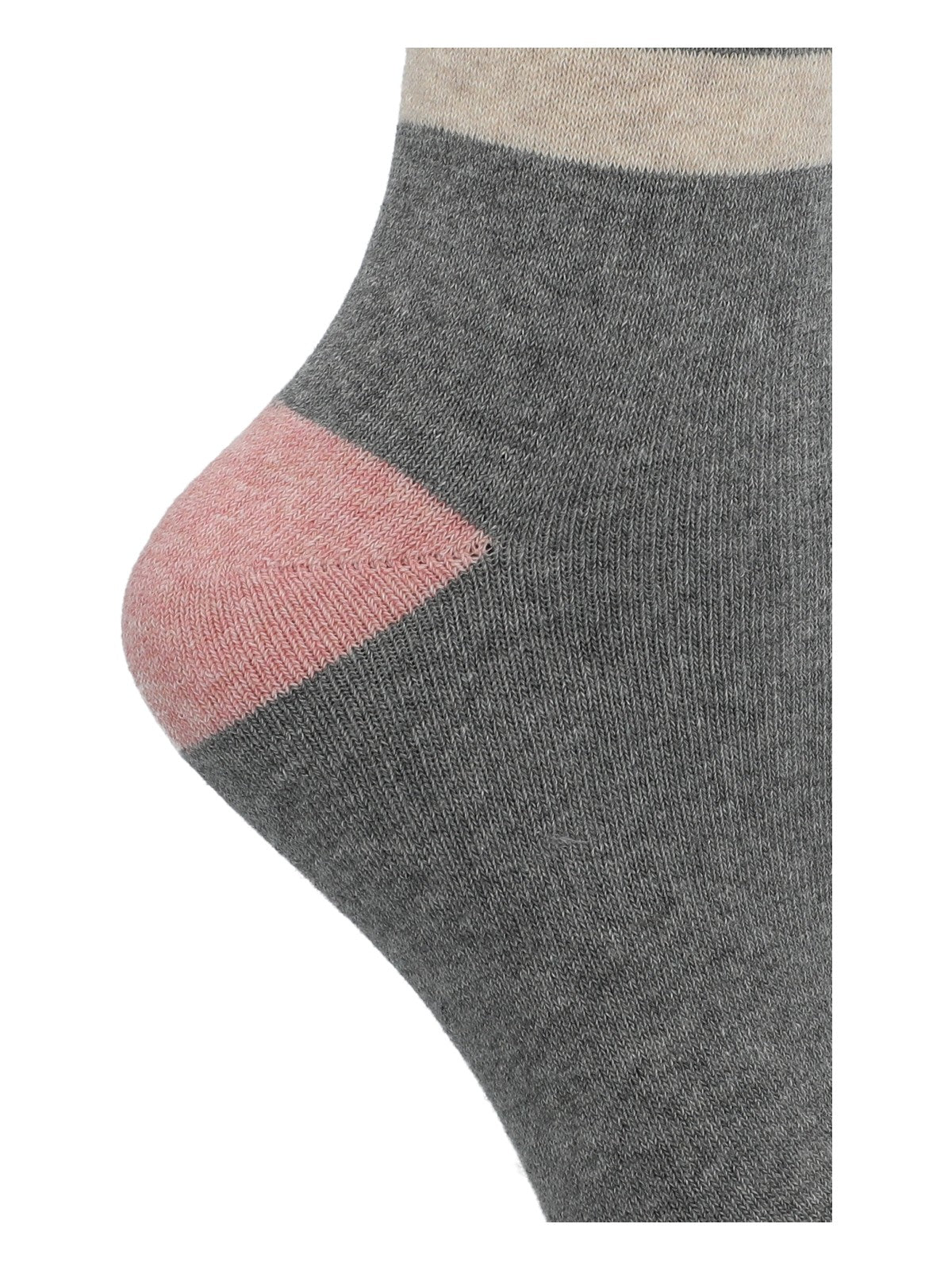 Calcetín Algodón Mujer Heavy Block Gris Azaleia