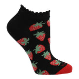 Calcetín Algodón Mujer Ped Strawberry  Azaleia