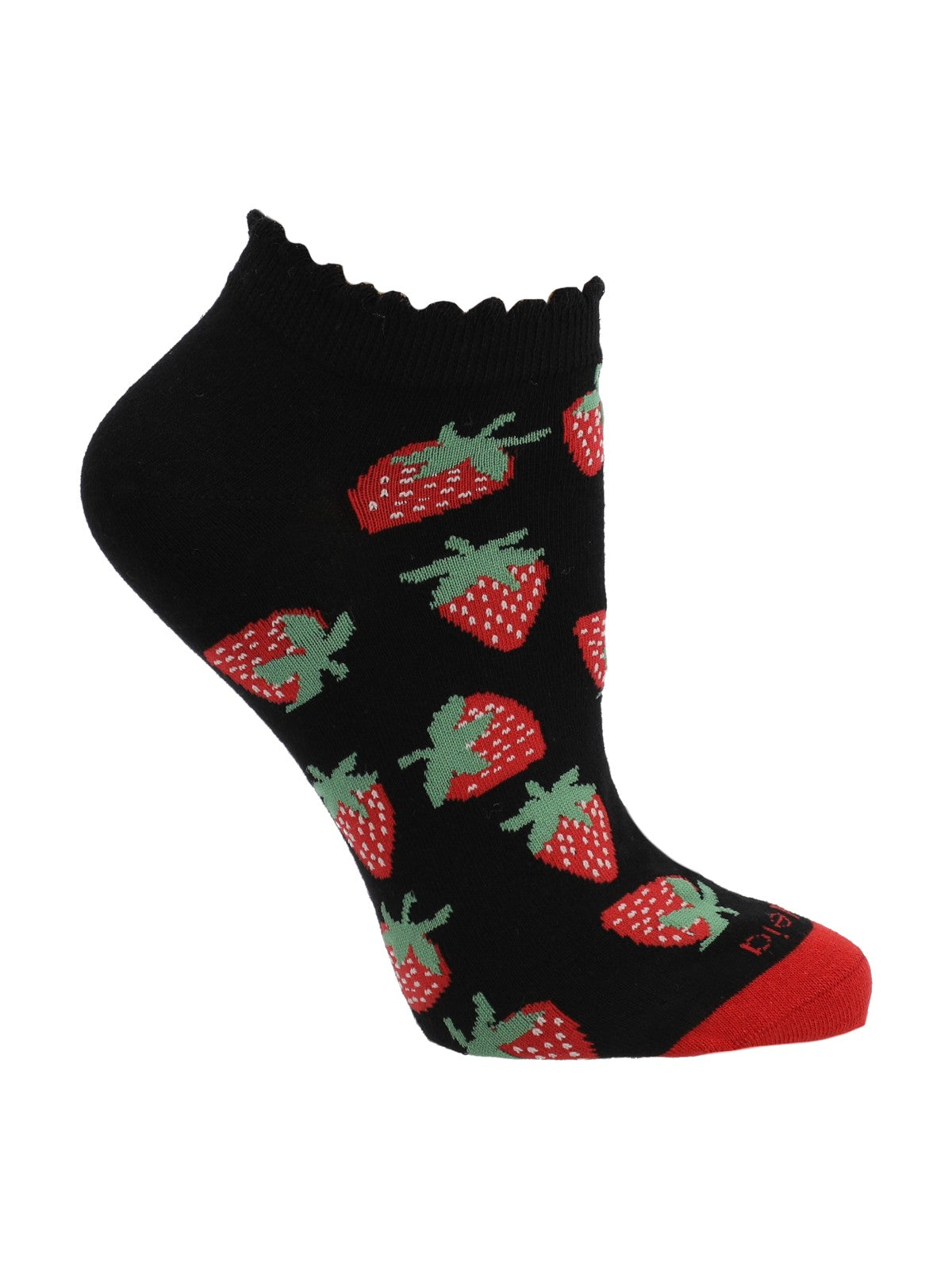 Calcetín Algodón Mujer Ped Strawberry  Azaleia