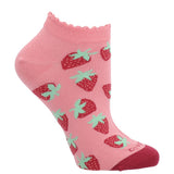 Calcetín Algodón Mujer Ped Strawberry  Azaleia