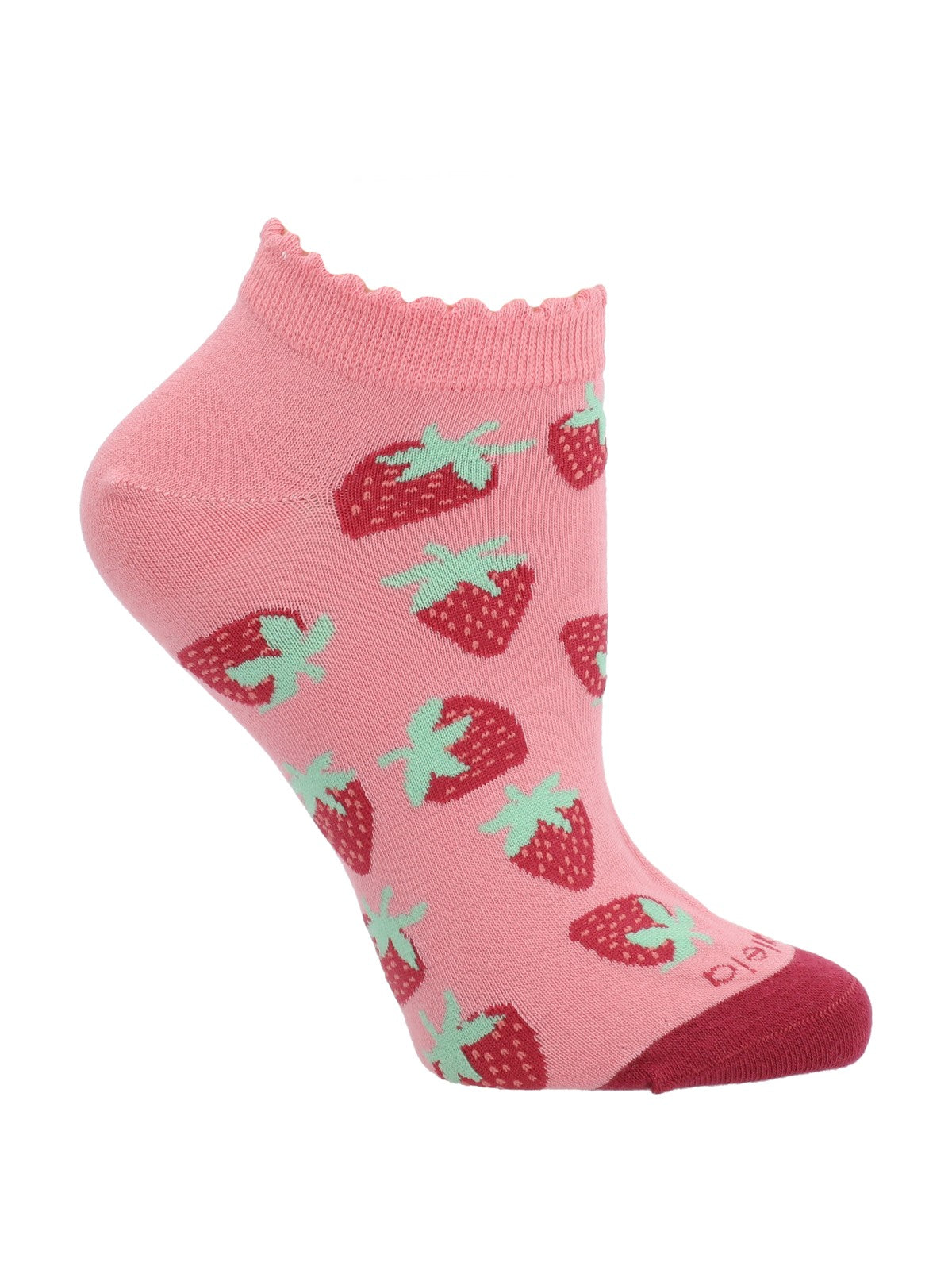 Calcetín Algodón Mujer Ped Strawberry  Azaleia