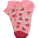Calcetín Algodón Mujer Ped Strawberry  Azaleia