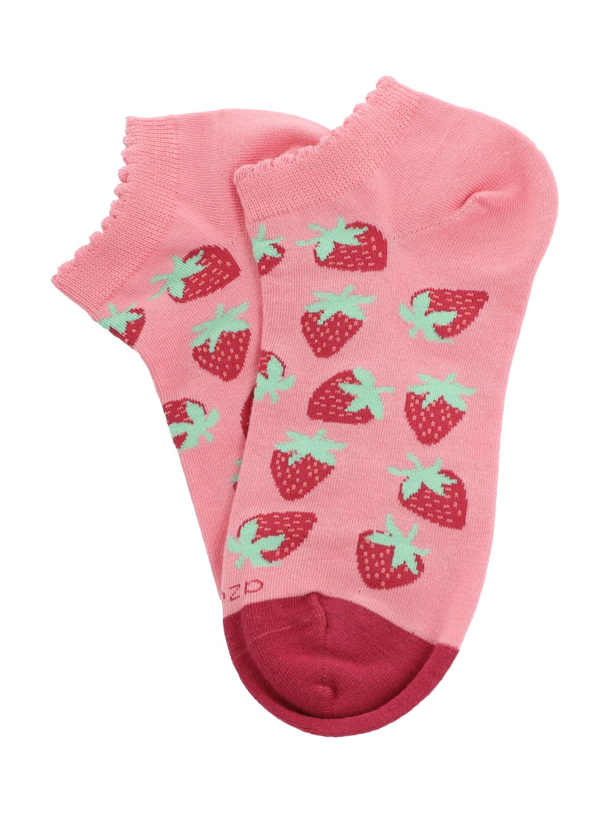 Calcetín Algodón Mujer Ped Strawberry  Azaleia