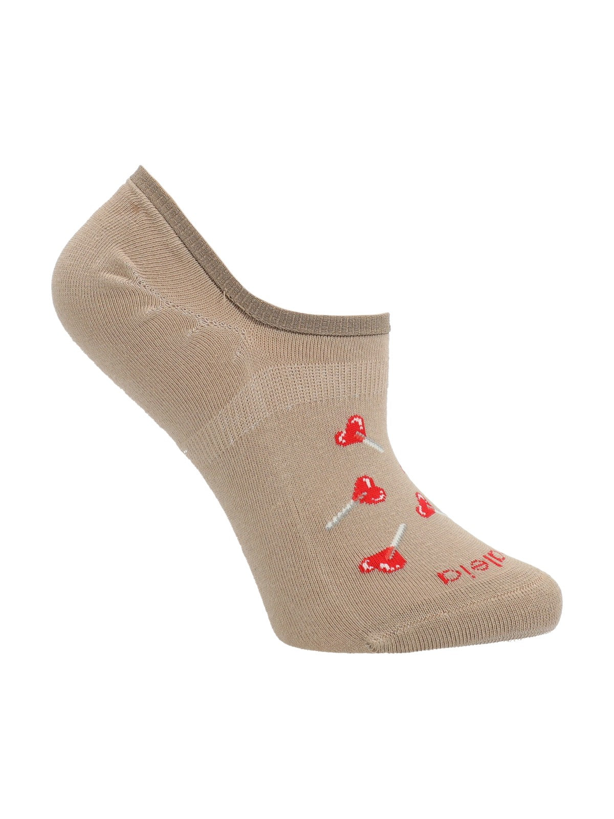 Calcetín Algodón Mujer Inv Heart  Azaleia