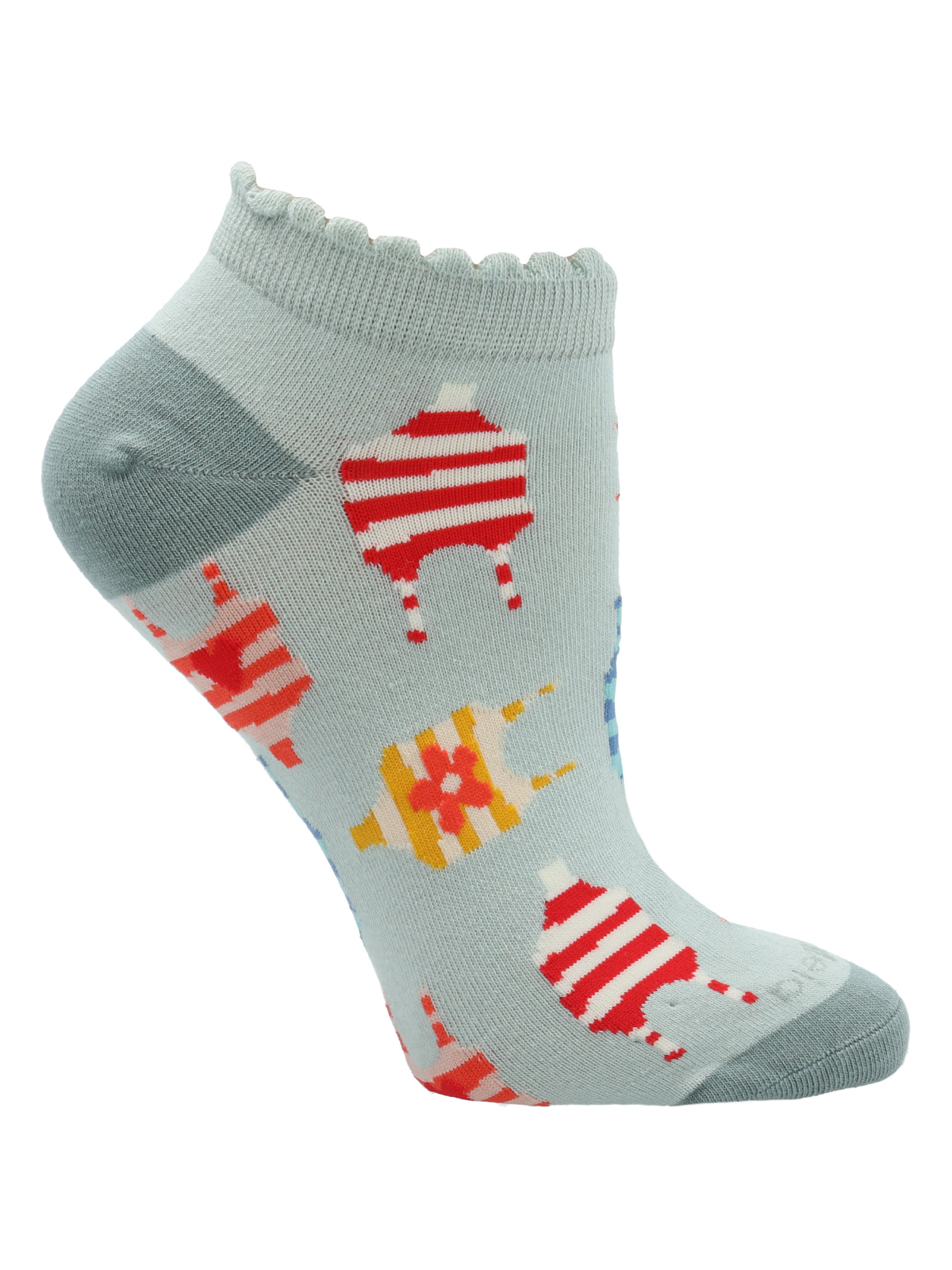 Calcetín Ped Swim Azul Azaleia