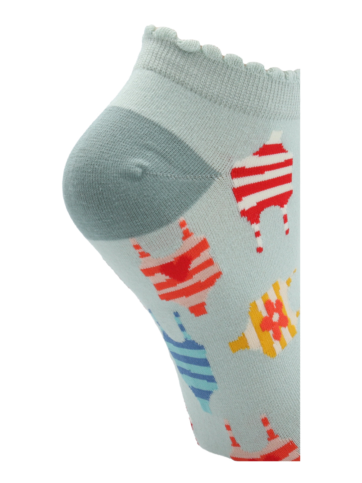 Calcetín Ped Swim Azul Azaleia