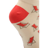 Calcetín Ped Chairs Beige Azaleia