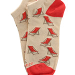 Calcetín Ped Chairs Beige Azaleia