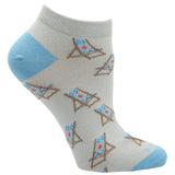 Calcetín Ped Chairs Azul Azaleia