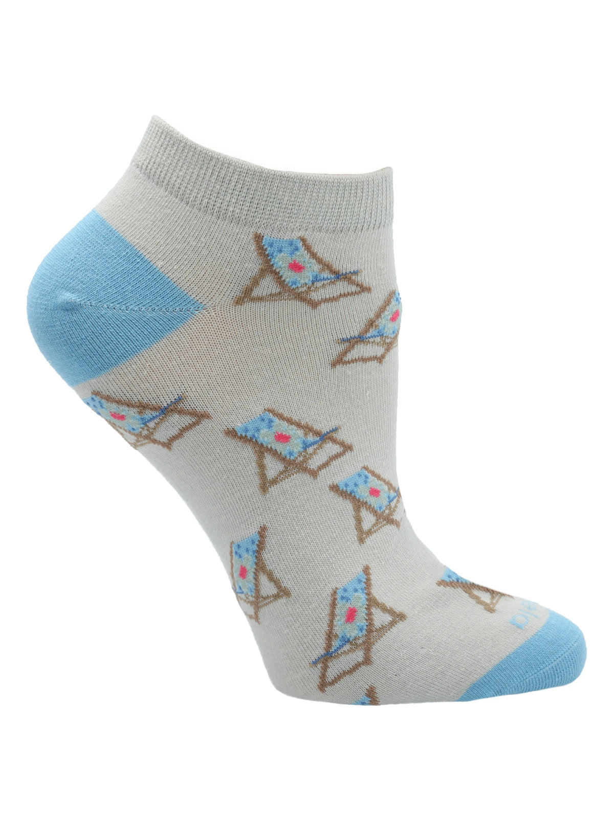 Calcetín Ped Chairs Azul Azaleia