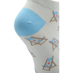 Calcetín Ped Chairs Azul Azaleia