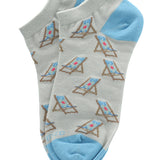 Calcetín Ped Chairs Azul Azaleia