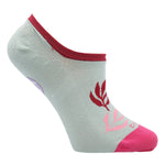 Calcetín Inv Leaves Rosado Azaleia