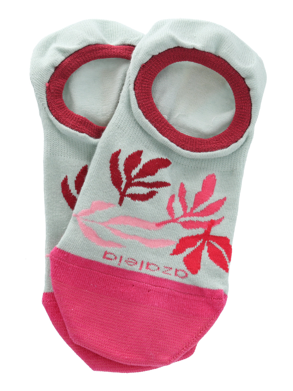 Calcetín Inv Leaves Rosado Azaleia