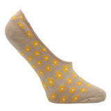 Calcetín Inv Miniflor Amarillo Azaleia