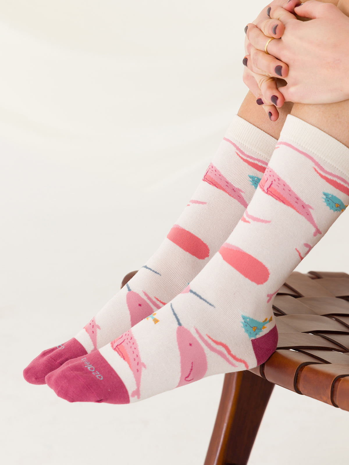 Calcetín Under Sea Azul Azaleia