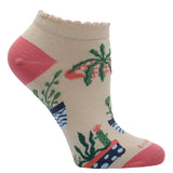Calcetín Ped Cactus Beige Azaleia