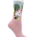 Calcetin Mujer  C Rabbit Rosado Azaleia