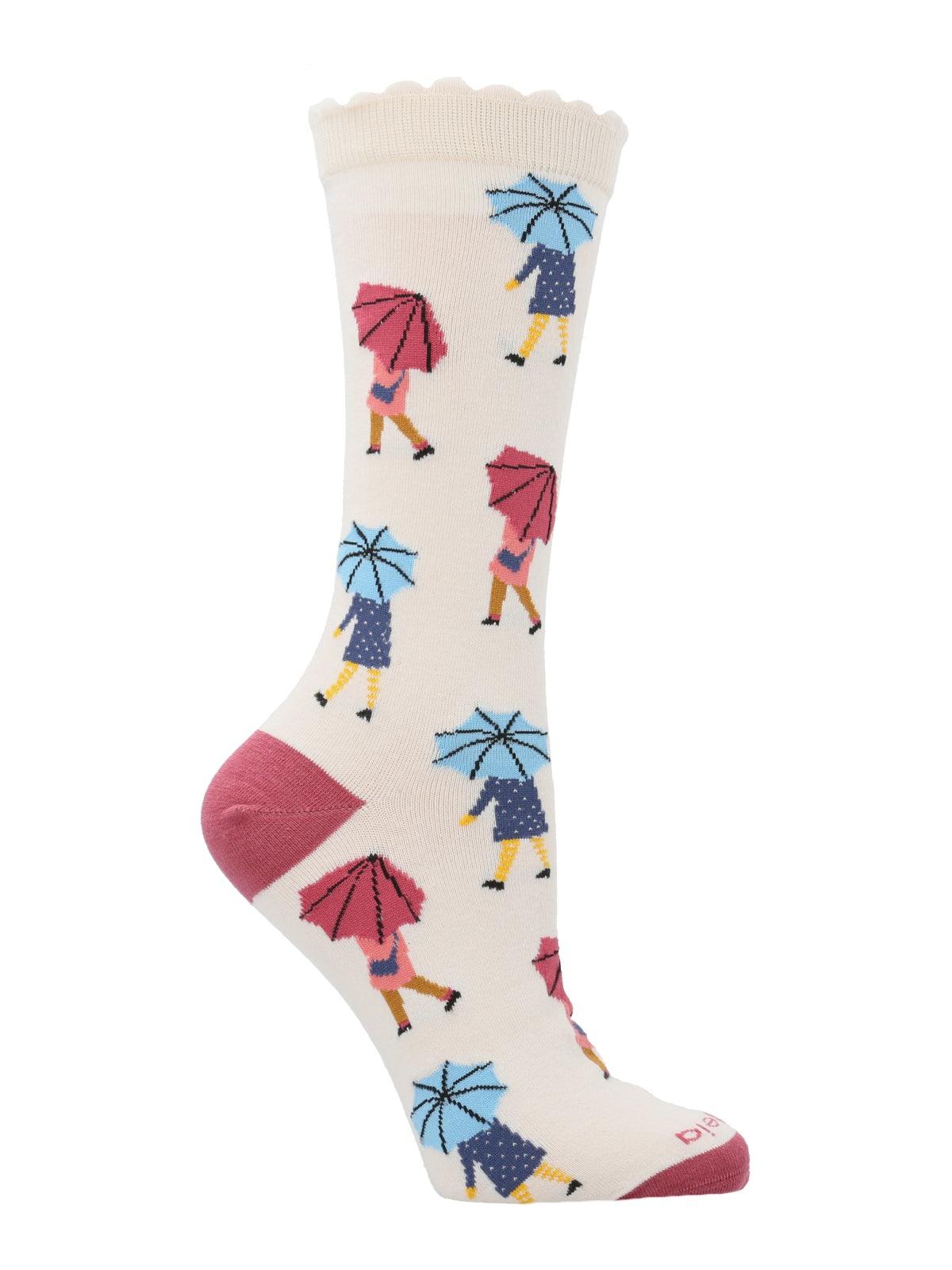 Calcetin Mujer Umbrella Beige Azaleia