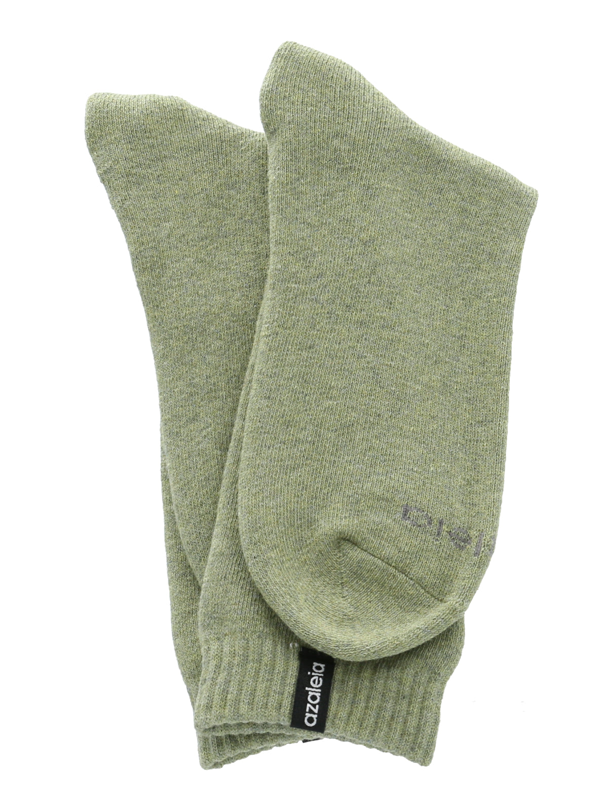 Calcetin Mujer  Heavy Plain Verde Azaleia